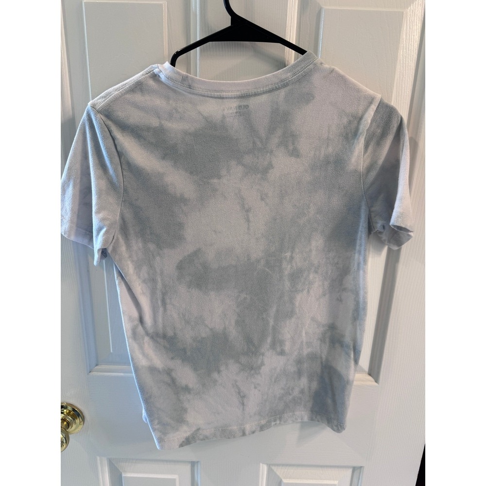 Old Navy Kids Jaws Movie Graphic Tie Dye T-Shirt Grey Large 10-12 - Picture 5 of 5